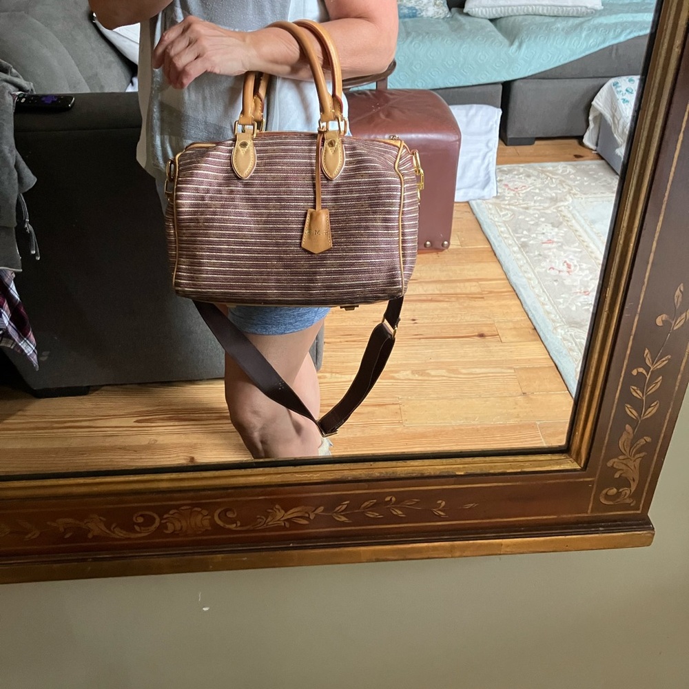 SALE! LV Limited Edition 2010 Monogram Eden Speedy Bandoulière 30 Peach - Picture 16 of 16